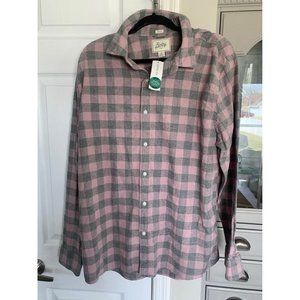 Bixby by Stitch Fix XL Plaid Cotton Button Down NEW